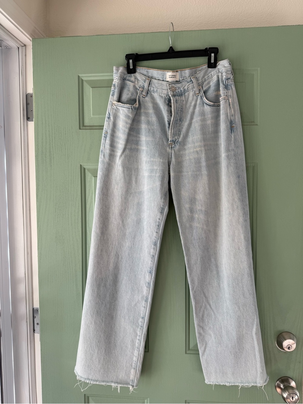 Citizens Of Humanity Light Blue Straight Leg Jeans